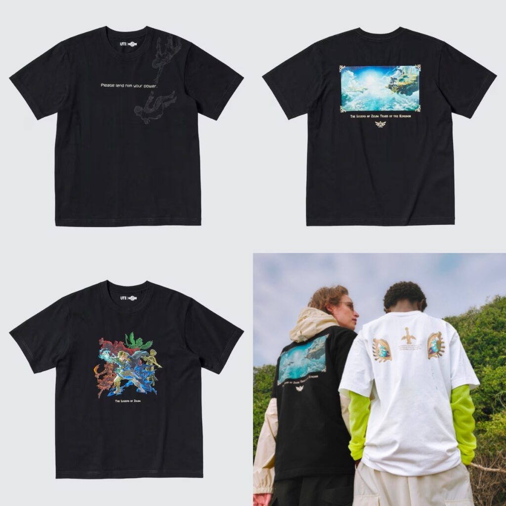 UNIQLO เตรียมจำหน่ายเสื้อคอลเลกชัน Zelda: Tears of the Kingdom 2 UNIQLO เตรียมจำหน่ายเสื้อคอลเลกชัน Zelda: Tears of the Kingdom