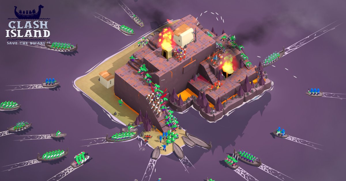 Clash Island: Save the Dwarves เปิดให้ทดลองเล่นแบบ Early Access บน Android สโตร์ไทย 1 Clash Island: Save the Dwarves Early Access Launches