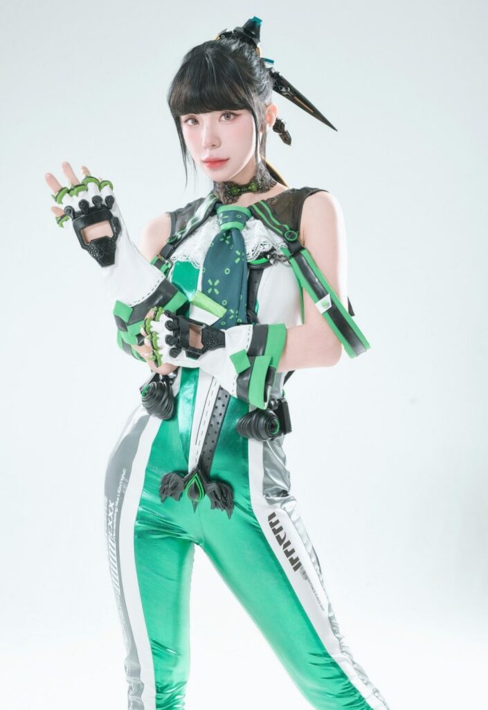 Lee Dahye เทพธิดาแห่งเชียร์ลีดเดอร์สาวชาวเกาหลี แปลงโฉมเป็น Eve จาก Stellar Blade 3 Eve Stellar Blade Cosplay by Lee Dahye