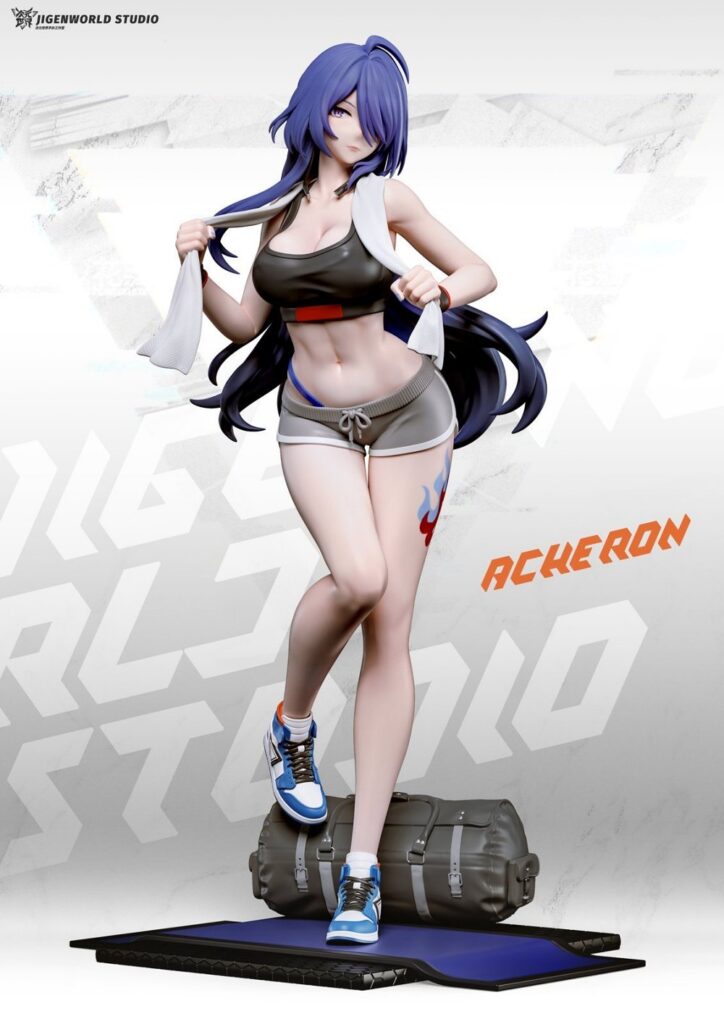 ฟิกเกอร์ Archeron จาก Honkai: Star Rail ในเสื้อกล้ามรัดรูป 2 Archeron Honkai: Star Rail Figure by Jigenworld Studio