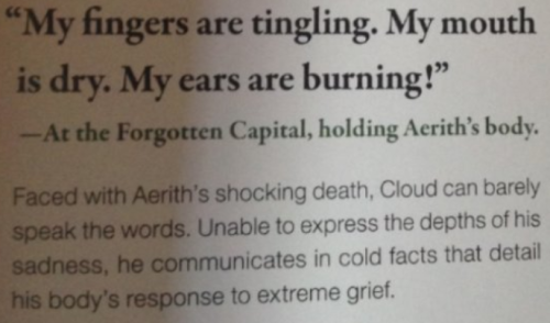 Cloud Words at Aeriths Fate Scene in Final Fantasy VII Rebirth