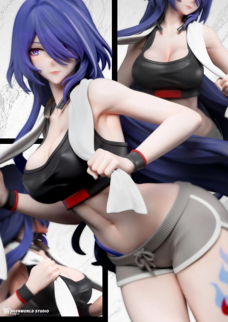 ฟิกเกอร์ Archeron จาก Honkai: Star Rail ในเสื้อกล้ามรัดรูป 3 Archeron Honkai: Star Rail Figure by Jigenworld Studio