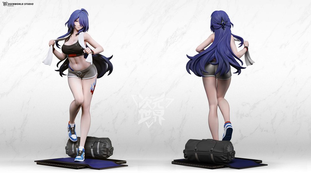 ฟิกเกอร์ Archeron จาก Honkai: Star Rail ในเสื้อกล้ามรัดรูป 4 Archeron Honkai: Star Rail Figure by Jigenworld Studio