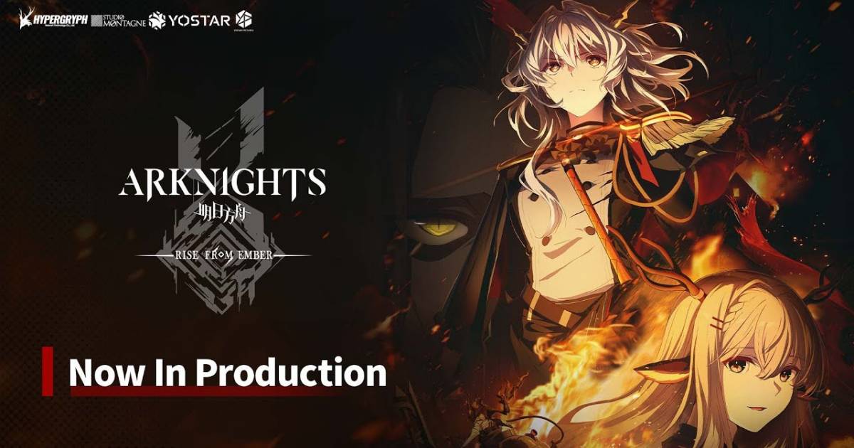 อนิเมะ Arknights: Rise From Ember เริ่มเข้าสู่ช่วงการผลิตแล้ว 1 Arknights: Rise From Ember Anime Now in Production