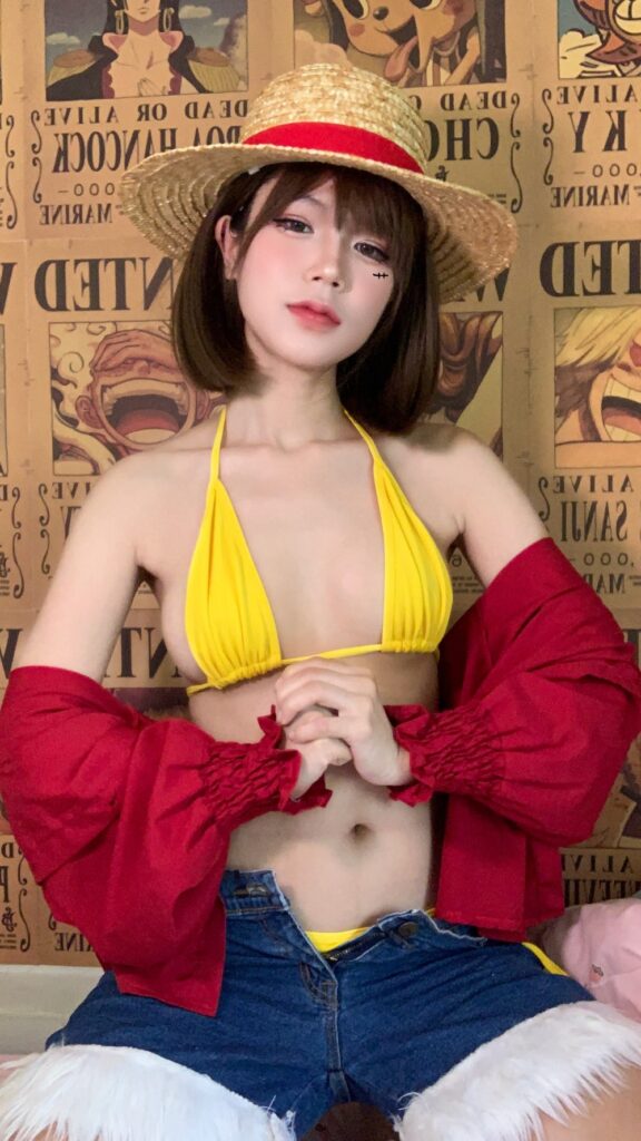 Luffy One Piece Cosplay by Evekafy