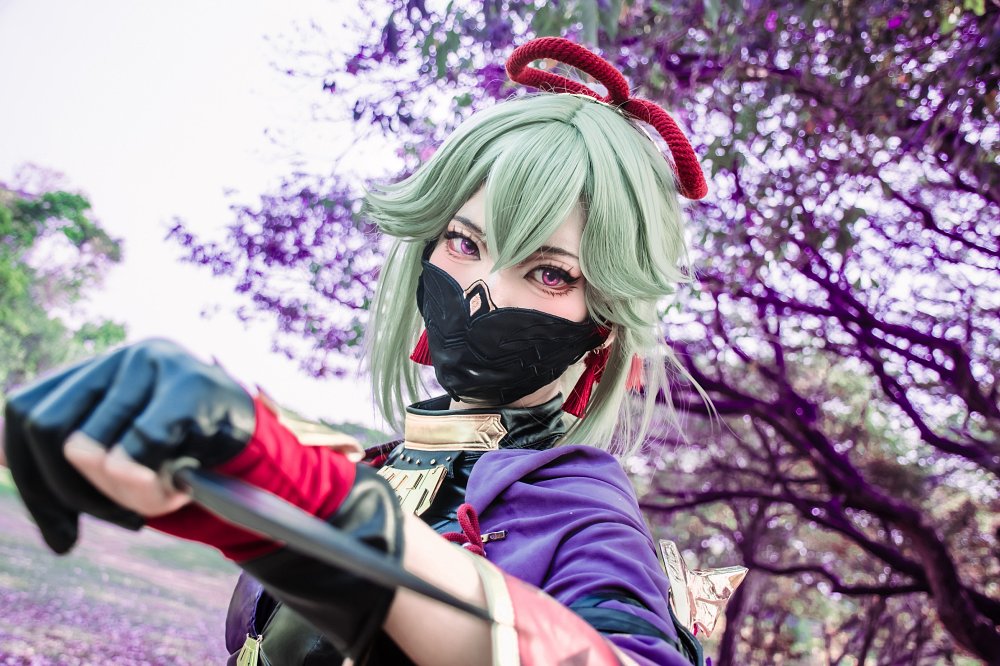 ผลงานสุดเท่ของคุณยูริในการแปลงโฉมเป็น Shinobu จาก Genshin Impact 3 Shinobu Genshin Impact Cosplay by yuri