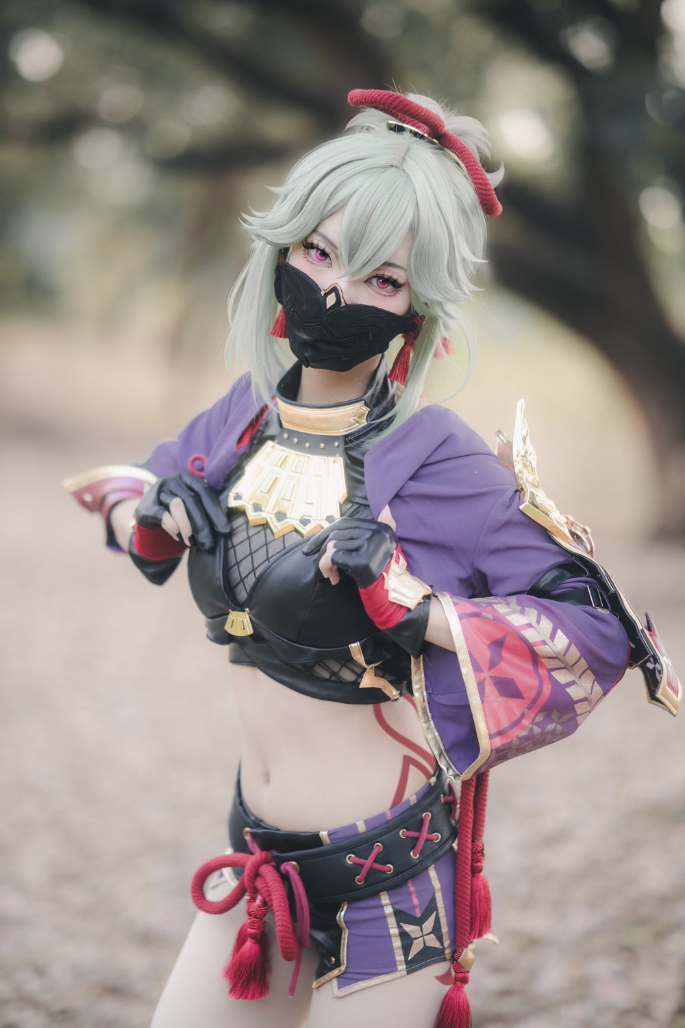 ผลงานสุดเท่ของคุณยูริในการแปลงโฉมเป็น Shinobu จาก Genshin Impact 7 Shinobu Genshin Impact Cosplay by yuri