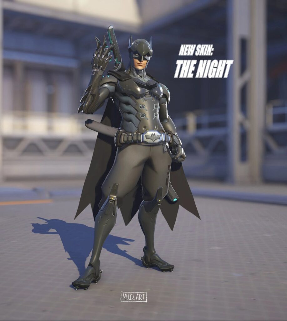 แฟนอาร์ตสกิน Overwatch 2 ในจักรวาล DC 4 Overwatch 2 x DC Comics Skin Fanart