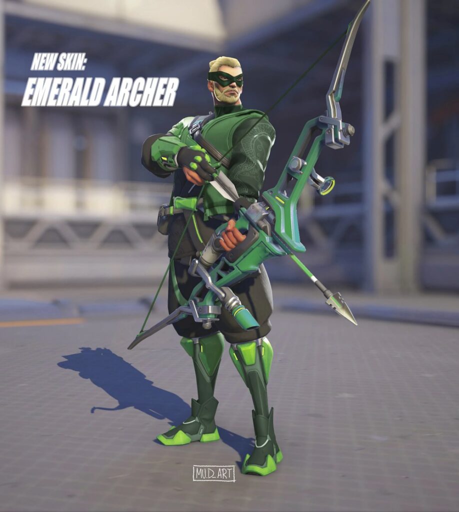 แฟนอาร์ตสกิน Overwatch 2 ในจักรวาล DC 5 Overwatch 2 x DC Comics Skin Fanart