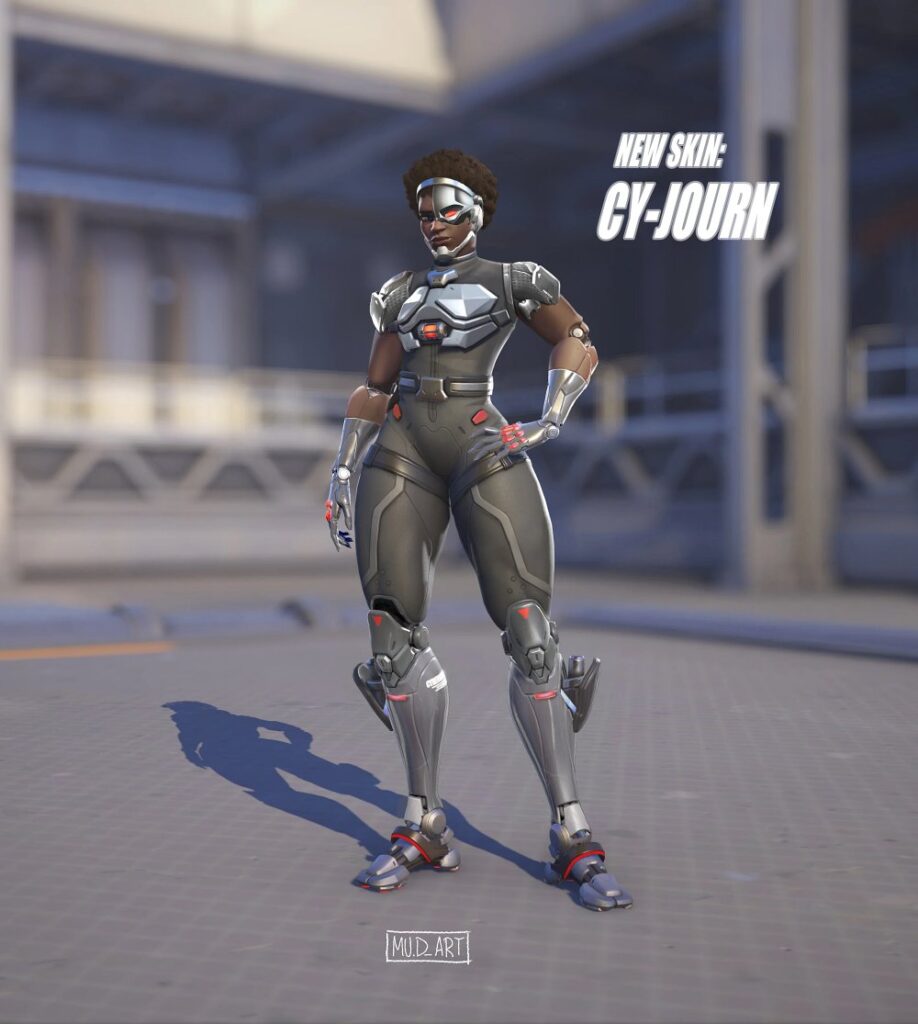 แฟนอาร์ตสกิน Overwatch 2 ในจักรวาล DC 7 Overwatch 2 x DC Comics Skin Fanart