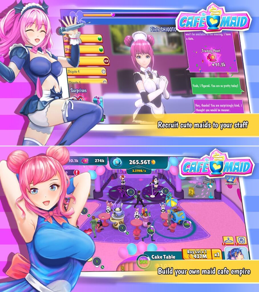Cafe Maid - Cute Anime Girls เปิดให้ลงทะเบียนล่วงหน้าบนสโตร์ไทยแล้ว 5 Cafe Maid
