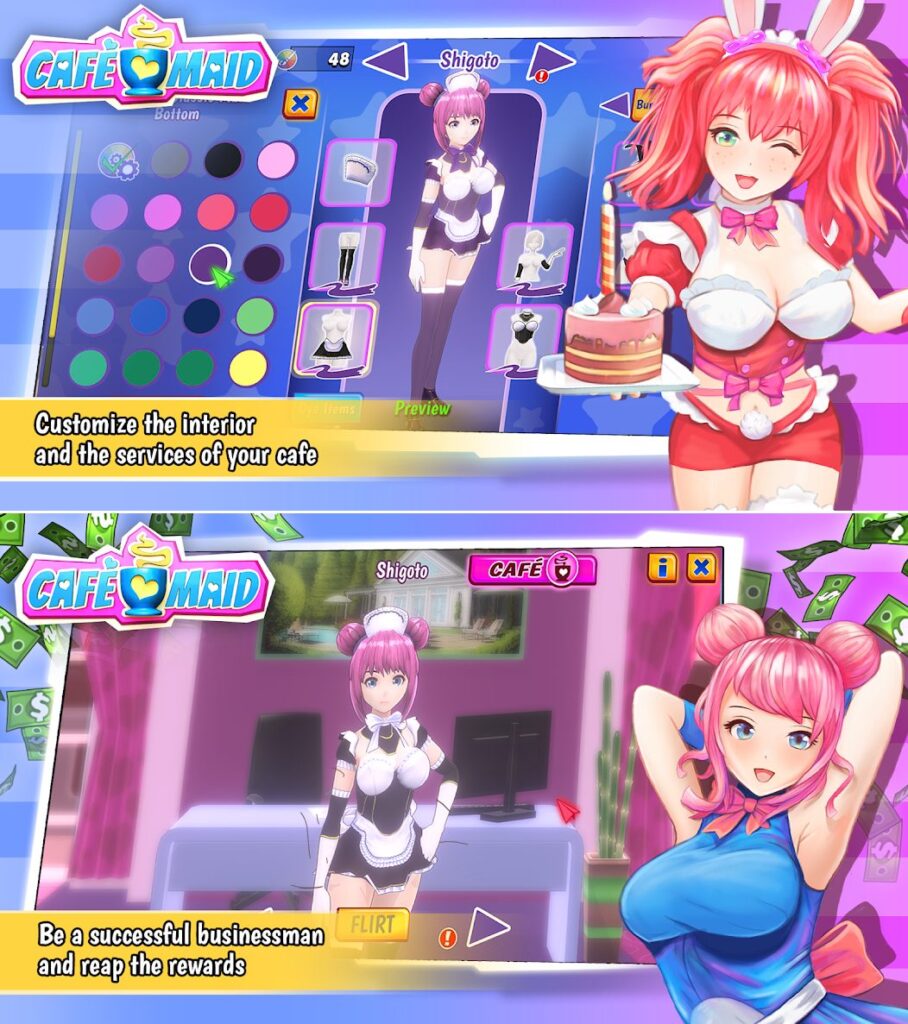 Cafe Maid - Cute Anime Girls เปิดให้ลงทะเบียนล่วงหน้าบนสโตร์ไทยแล้ว 6 Cafe Maid