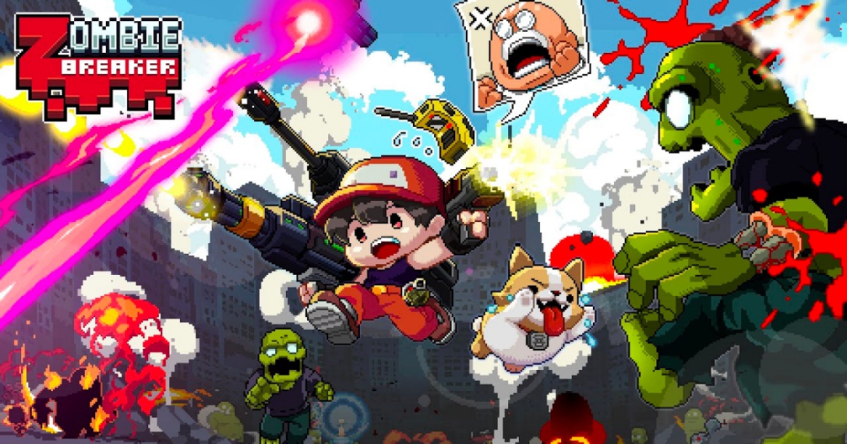 Zombie Breaker เกมมือถือ Shooting RPG รับบทเป็นนักล่าซอมบี้กราฟิกพิกเซลอาร์ท 1 Zombie Breaker