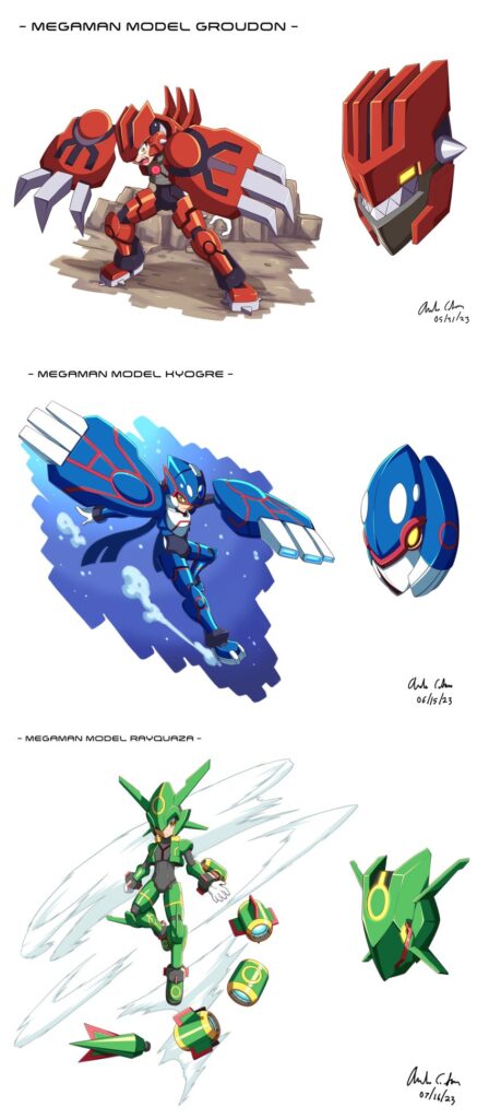 แฟนอาร์ตโปเกมอนในตำนานจากภาค Sapphire & Emerald ในเวอร์ชั่น Megaman X 2 แฟนอาร์ตโปเกมอนในตำนานจากภาค Sapphire & Emerald ในเวอร์ชั่น Megaman X