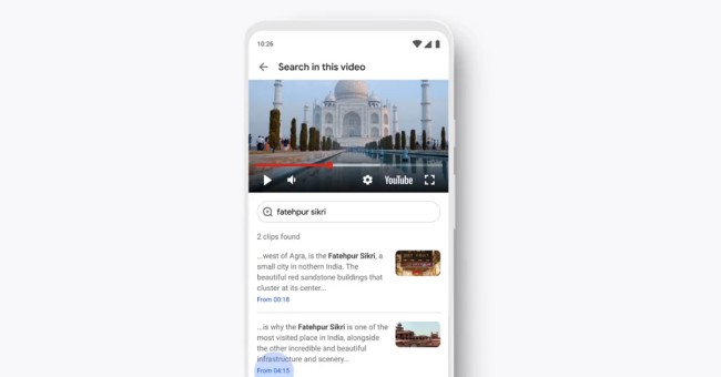 YouTube ทดสอบฟีเจอร์ใหม่ค้นหาภายในวิดีโอได้แล้ว 2 YouTube ทดสอบฟีเจอร์ใหม่ค้นหาภายในวิดีโอได้แล้ว