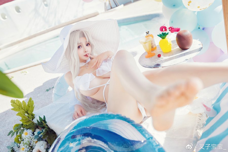 คอสเพลย์ Yorktown II จาก Azur Lane ในชุด Bright-Sky Mermaid 5 คอสเพลย์ Yorktown II จาก Azur Lane ในชุด Bright-Sky Mermaid