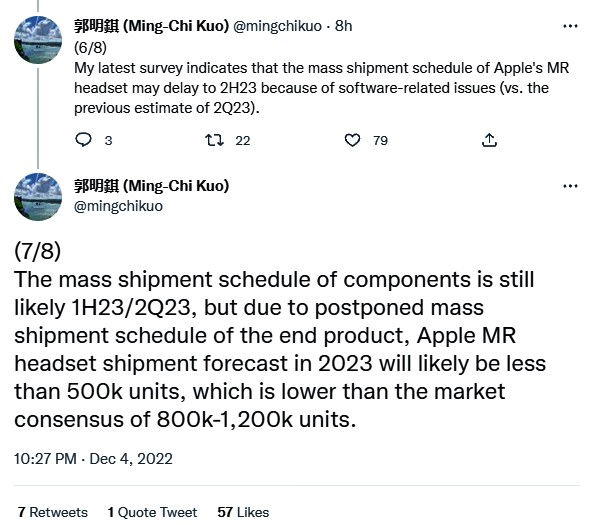 Apple อาจเลื่อนการเปิดตัวอุปกรณ์ AR ออกไปอีกครั้ง 2 Apple อาจเลื่อนการเปิดตัวอุปกรณ์ AR ออกไปอีกครั้ง