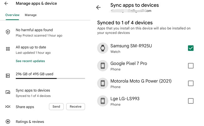 Google เริ่มทดสอบการซิงค์แอปพลิเคชันข้ามเครื่องใน Play Store