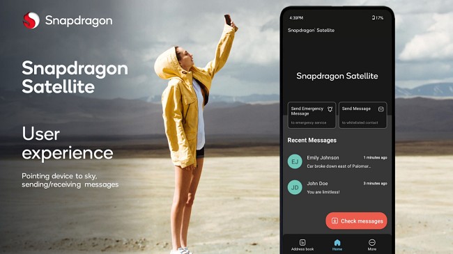 Qualcomm เปิดตัว Snapdragon Satellite อย่างเป็นทางการ 2 Qualcomm เปิดตัว Snapdragon Satellite อย่างเป็นทางการ