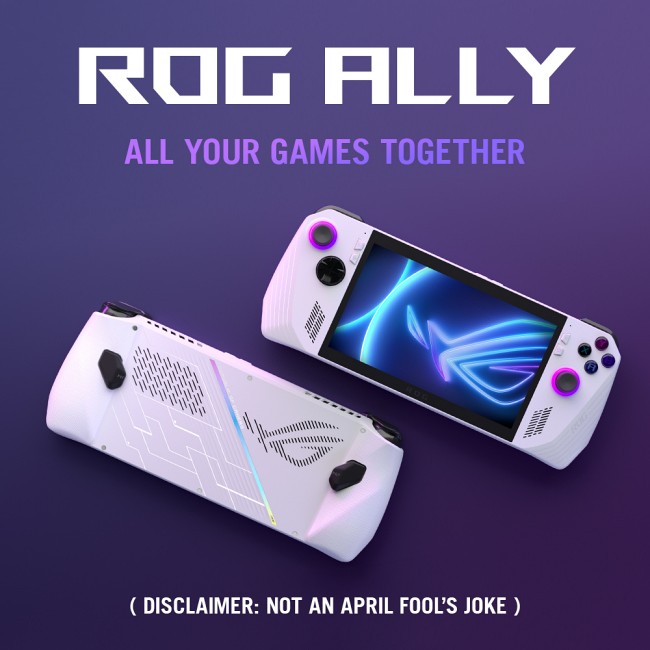 ASUS ยืนยันเครื่องเล่นเกมพกพา ROG Ally มีอยู่จริงไม่ใช่เรื่องโกหก 2 ASUS ยืนยันเครื่องเล่นเกมพกพา ROG Ally มีอยู่จริงไม่ใช่เรื่องโกหก
