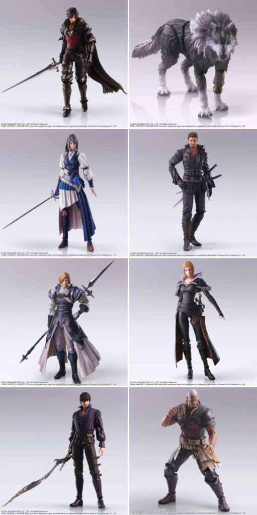 Square Enix เปิดให้จองฟิกเกอร์ 8 ตัวละครจาก Final FantasyXVI