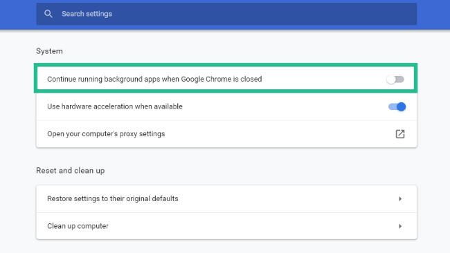 วิธีปิดไม่ให้ Google Chrome ใช้ทรัพยากรเครื่องแม้เลิกใช้งานแล้ว 4 วิธีปิดไม่ให้ Google Chrome ใช้ทรัพยากรเครื่องแม้เลิกใช้งานแล้ว