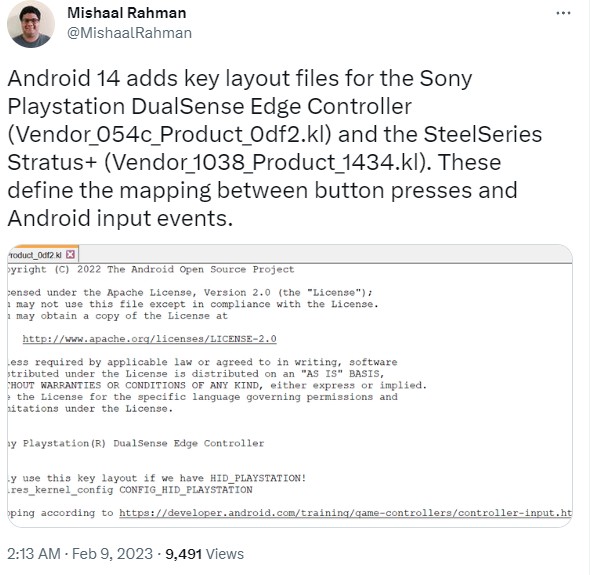 DualSense Edge จะรองรับการทำงานภายใน Android 14