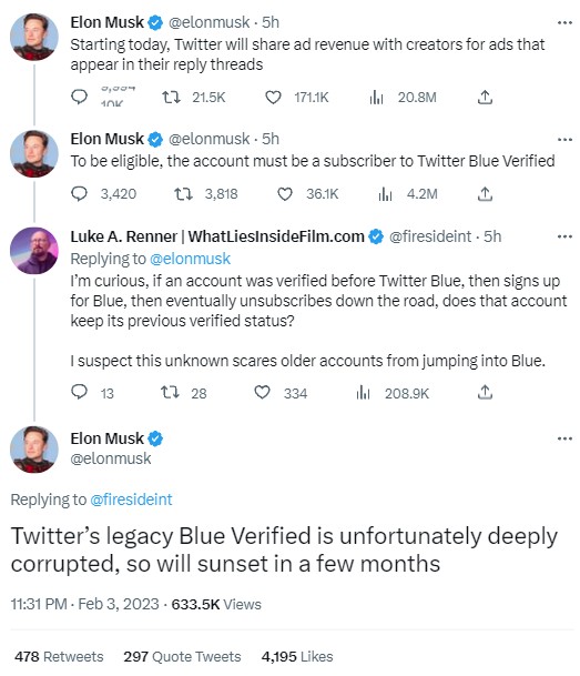 Twitter เตรียมแบ่งรายได้บางส่วนให้กับครีเอเตอร์