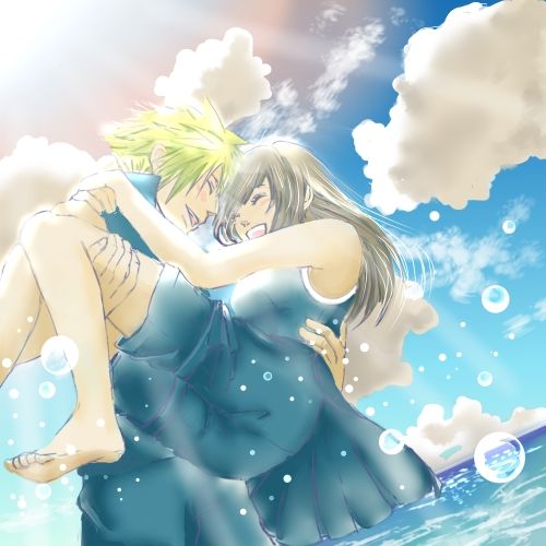 แฟนอาร์ต Cloud & Tifa ในโมเมนต์สุดอบอุ่น 4 แฟนอาร์ต Cloud & Tifa ในโมเมนต์สุดอบอุ่น