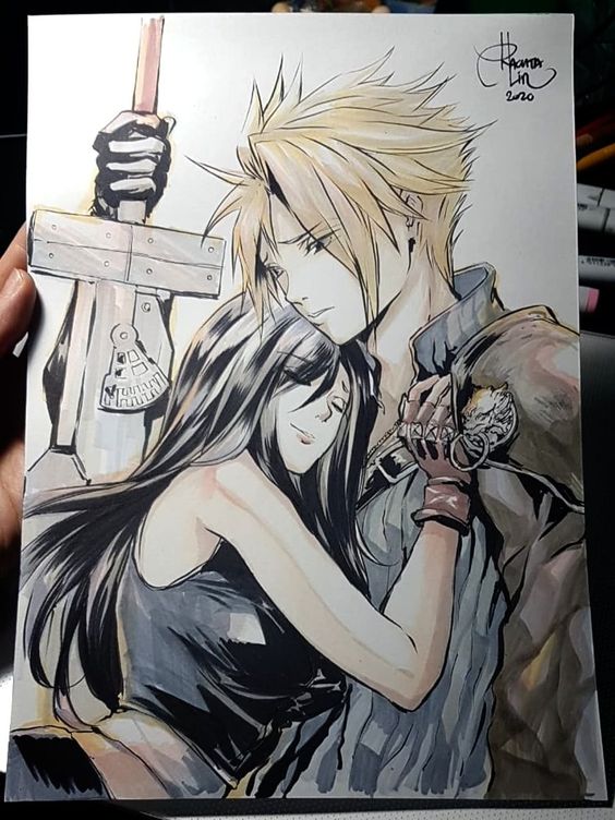 แฟนอาร์ต Cloud & Tifa ในโมเมนต์สุดอบอุ่น 5 แฟนอาร์ต Cloud & Tifa ในโมเมนต์สุดอบอุ่น