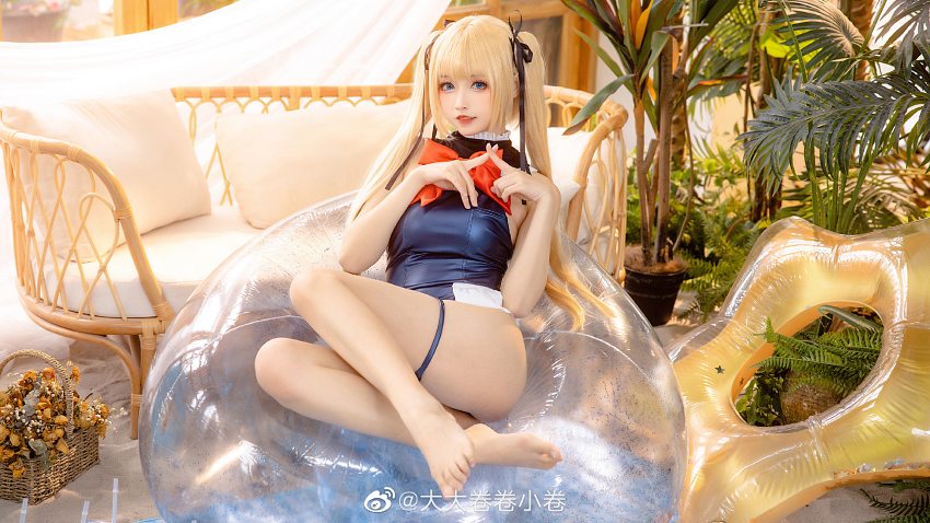 คอสเพลย์ Marie Rose วัยใสในชุดว่ายน้ำ