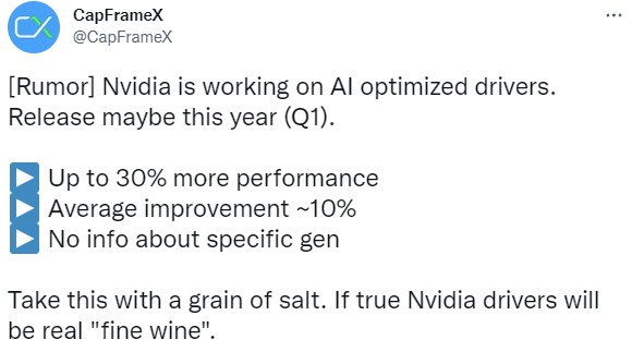 NVIDIA อาจนำ AI มาช่วยในการปรับปรุงไดรเวอร์ของตัวเอง