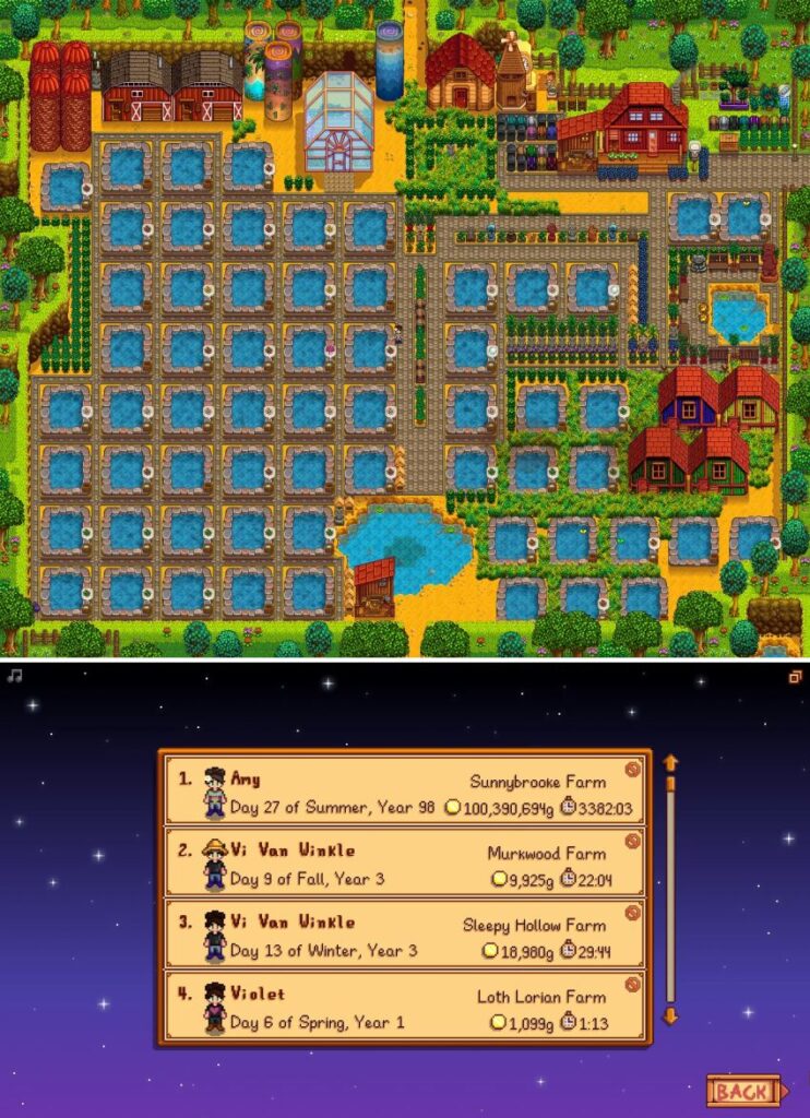 ผู้เล่น Stardew Valley ใช้เวลาร่วม 3,000 ชม. สร้างฟาร์มสุดเจ๋ง 2 ผู้เล่น Stardew Valley ใช้เวลาร่วม 3,000 ชม. สร้างฟาร์มสุดเจ๋ง