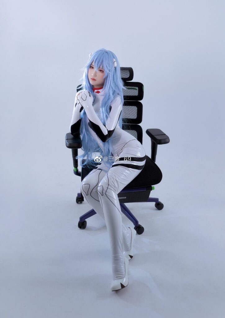 คอสเพลย์ Rei จาก Evangelion เวอร์ชั่น Black & White 4 คอสเพลย์ Rei จาก Evangelion เวอร์ชั่น Black & White