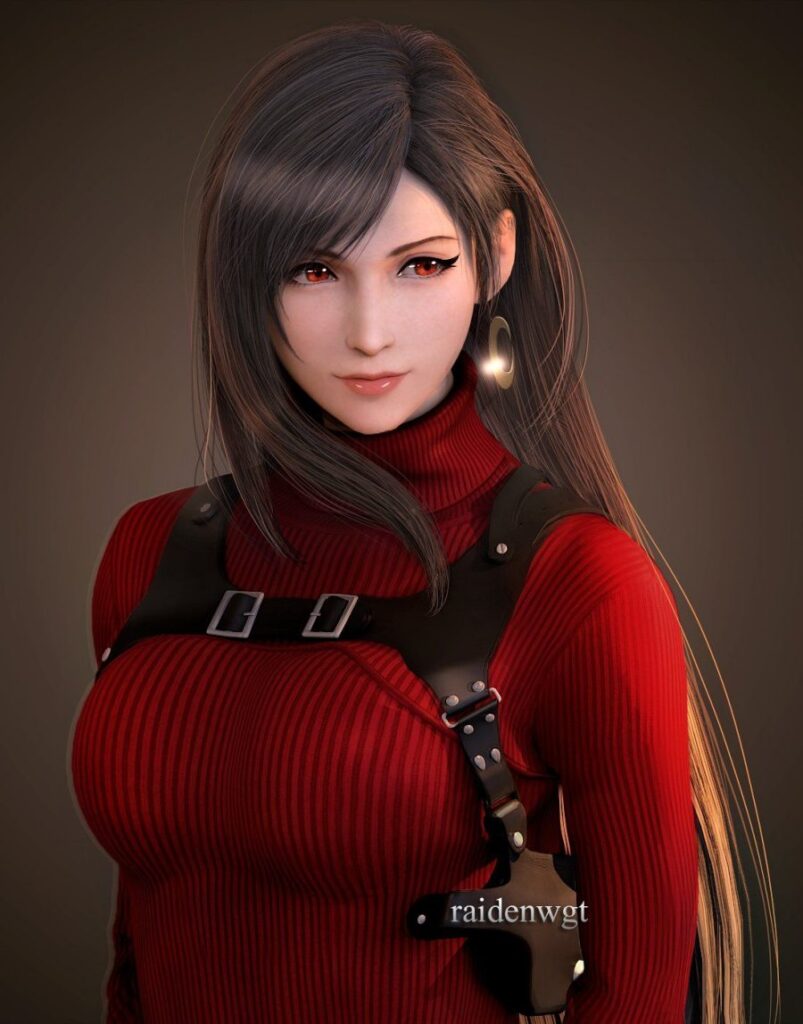 แฟนอาร์ต Tifa ในชุดสไตล์ Ada Wong 2 แฟนอาร์ต Tifa ในชุดสไตล์ Ada Wong