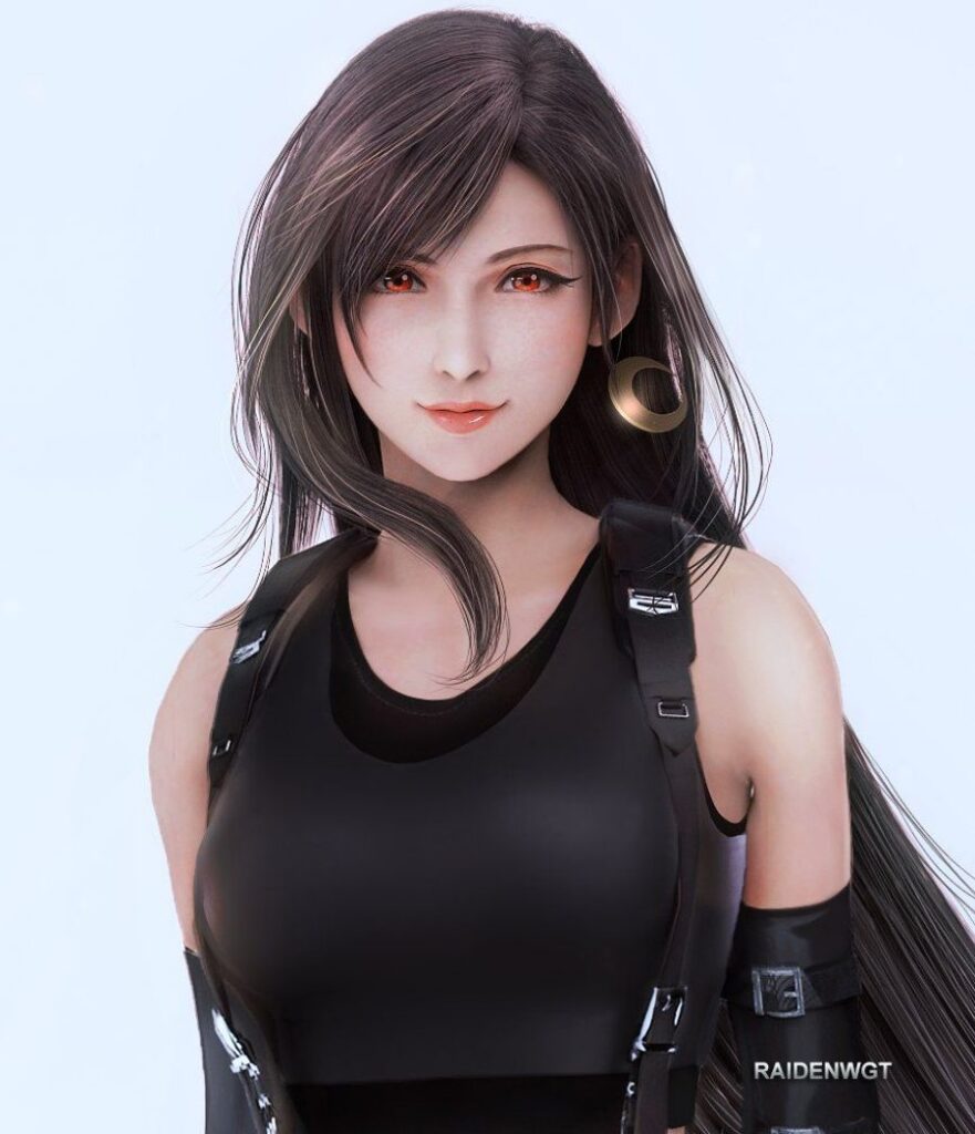 แฟนอาร์ต Tifa ในชุดสไตล์ Ada Wong 5 แฟนอาร์ต Tifa ในชุดสไตล์ Ada Wong