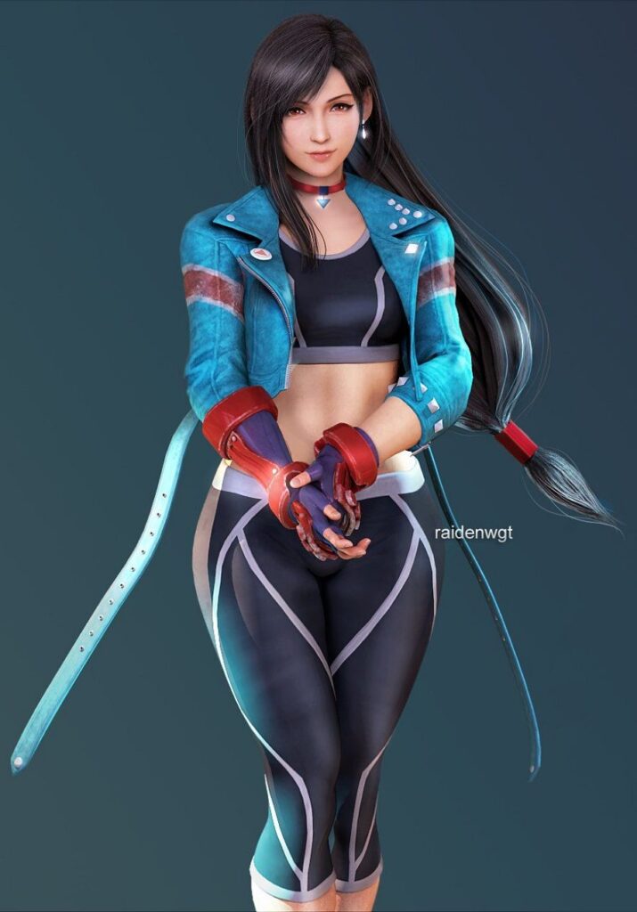 แฟนอาร์ต Tifa ในชุดสไตล์ Ada Wong 6 แฟนอาร์ต Tifa ในชุดสไตล์ Ada Wong
