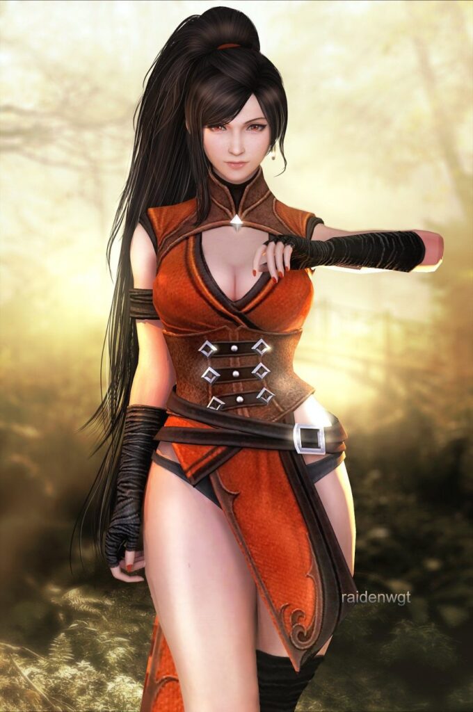 แฟนอาร์ต Tifa ในชุดสไตล์ Ada Wong 7 แฟนอาร์ต Tifa ในชุดสไตล์ Ada Wong