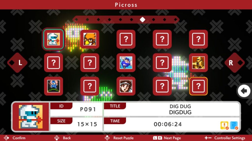 Picross S Namco Legendary