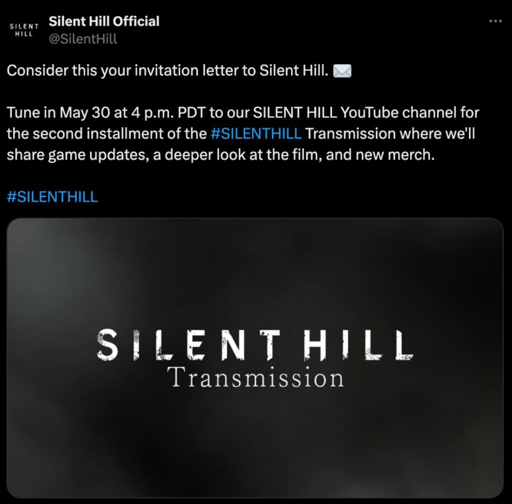 ยืนยันแล้ว! Silent Hill 2 เตรียมเปิดตัววิดีโอใหม่ในวันที่ 31 พ.ค. นี้