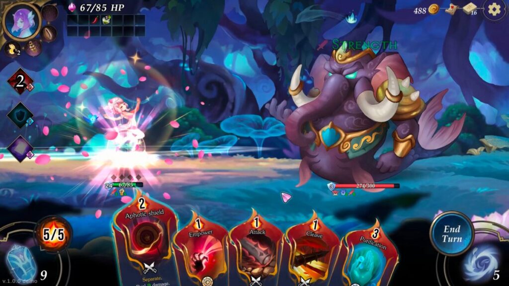 Dala and the Cursed Forest เกมแนวการ์ด Roguelike ใหม่จากคนไทย 3 Data and the Cursed Forest