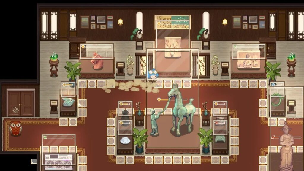 Museum No.9 เกมดูแลธุรกิจพิพิธภัณธ์สไตล์พิกเซลอาร์ต 2 Museum No.9