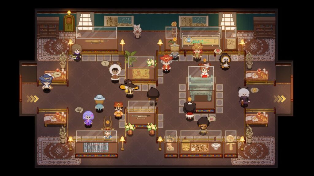 Museum No.9 เกมดูแลธุรกิจพิพิธภัณธ์สไตล์พิกเซลอาร์ต 3 Museum No.9