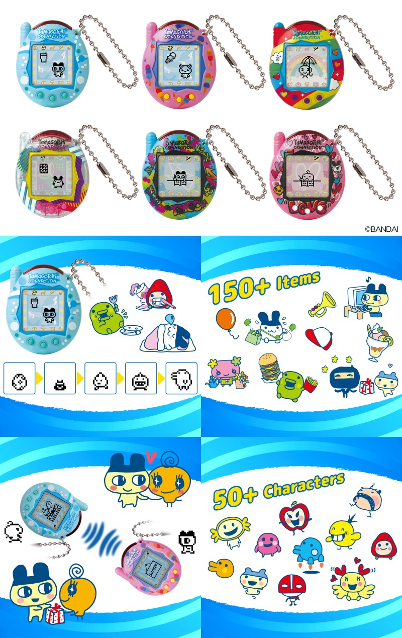 เปิดตัว Tamagotchi Connection รุ่นใหม่ มาพร้อมระบบมัลติเพลเยอร์ 2 tamagotchi connection