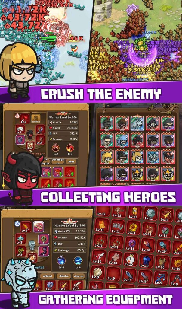 Heroes Go: Survivor เปิด Soft Launch บนสโตร์ต่างประเทศแล้ว 4 Heroes Go