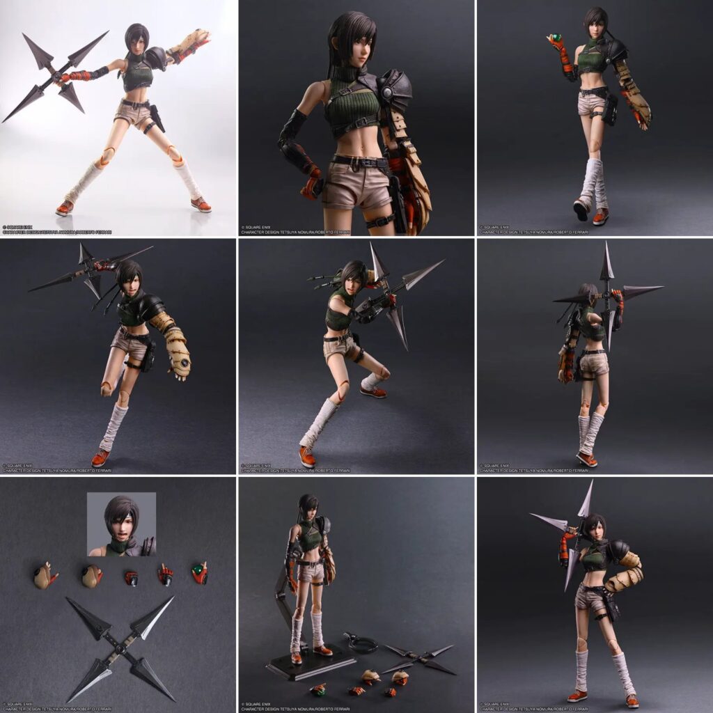 พี่เหลี่ยมเปิดให้สั่งจองฟิกเกอร์ Cloud และ Yuffie จาก Final Fantasy VII Rebirth 3 Final Fantasy VII Rebirth Cloud and Yuffie Play Arts Kai Pre Order Announced