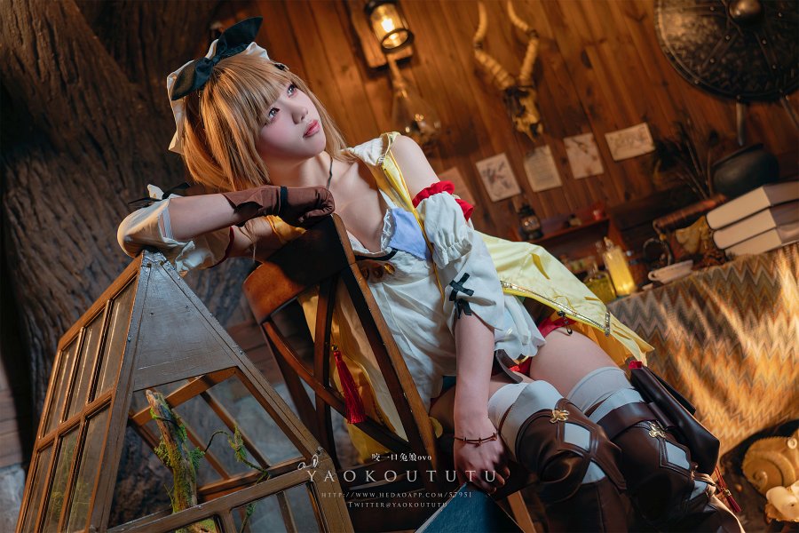 ผลงานการแต่งคอสเพลย์เป็น Ryza จาก Atelier Ryza 4 Ryza Atelier Ryza Cosplay by Yaokoututu