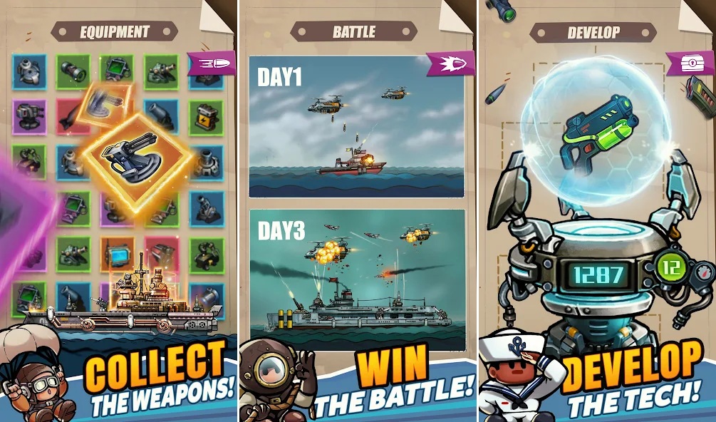 Battleship Brawl เปิดให้เล่นบนสโตร์ไทยแล้ว 4 Battleship Brawl