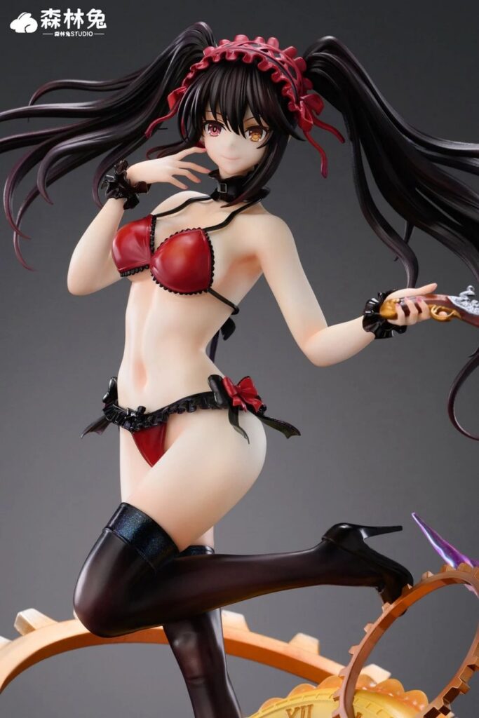 ฟิกเกอร์ Kurumi จาก Date A Live ใส่ชุดบิกินี่ที่ถอดได้ 3 Kurumi Date A Live Figure by SenLinTu Studio