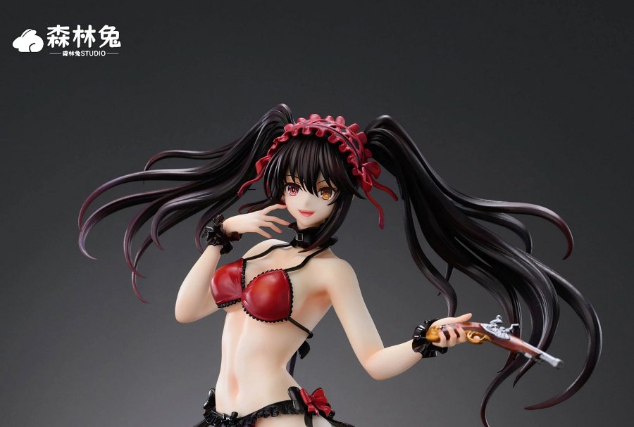 ฟิกเกอร์ Kurumi จาก Date A Live ใส่ชุดบิกินี่ที่ถอดได้ 5 Kurumi Date A Live Figure by SenLinTu Studio